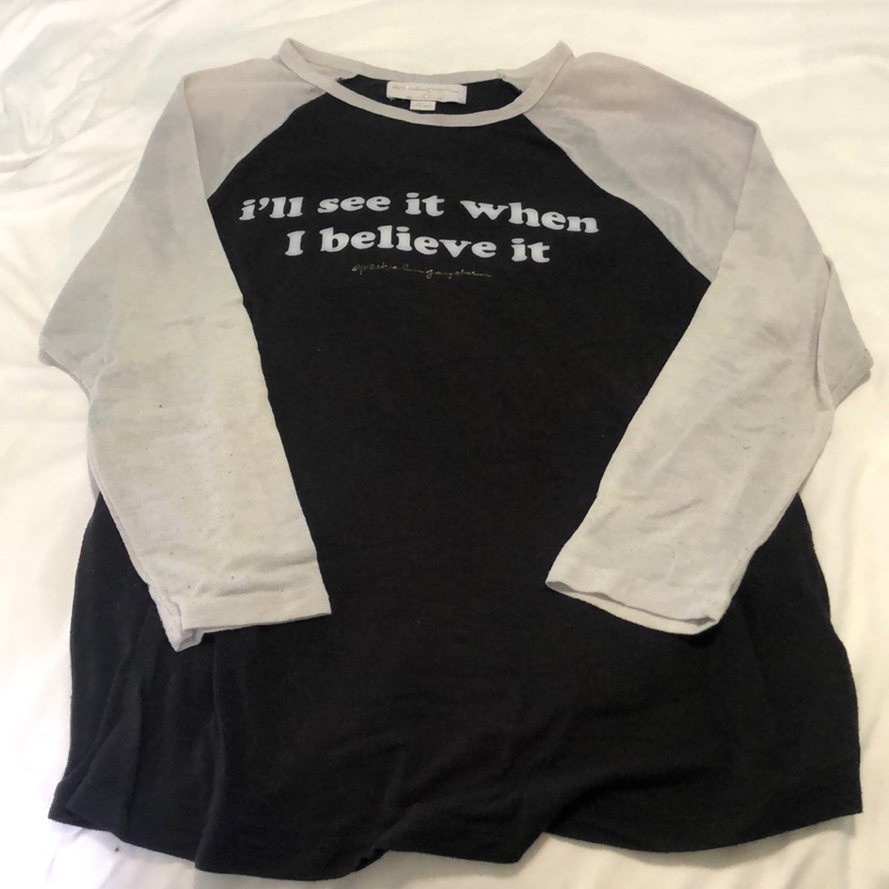 Spiritual Gangster baseball tee 3/4 length sleeve